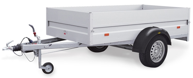 Tek Akslı Frenli Römork